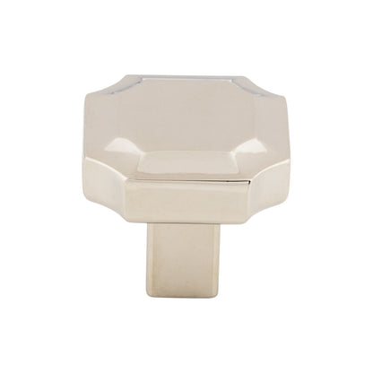 TOP KNOBS TK3020PN Davenport 1 1/4" Length Geometric Knob - Polished Nickel