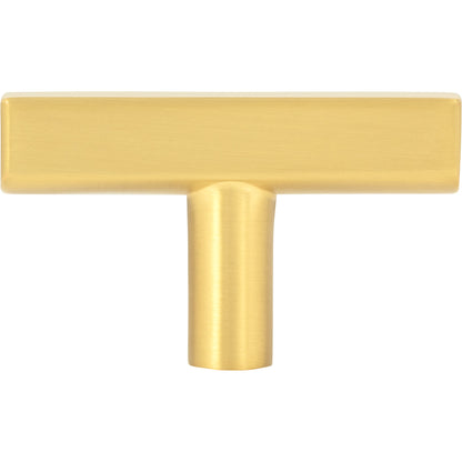 JEFFREY ALEXANDER 845T-BG Dominique 2" Length Bar Knob - Brushed Gold