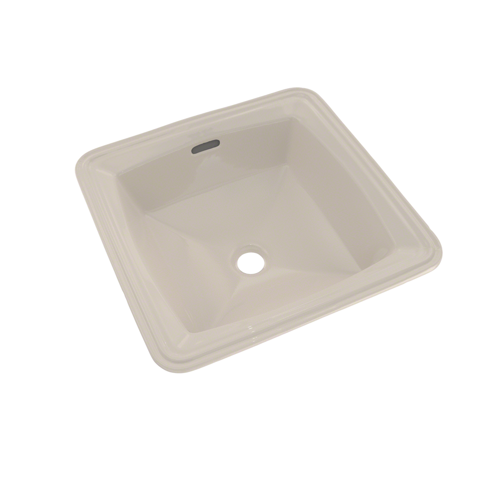 TOTO LT491G#12 Connelly Square Undermount Bathroom Sink With Cefiontect - Sedona Beige