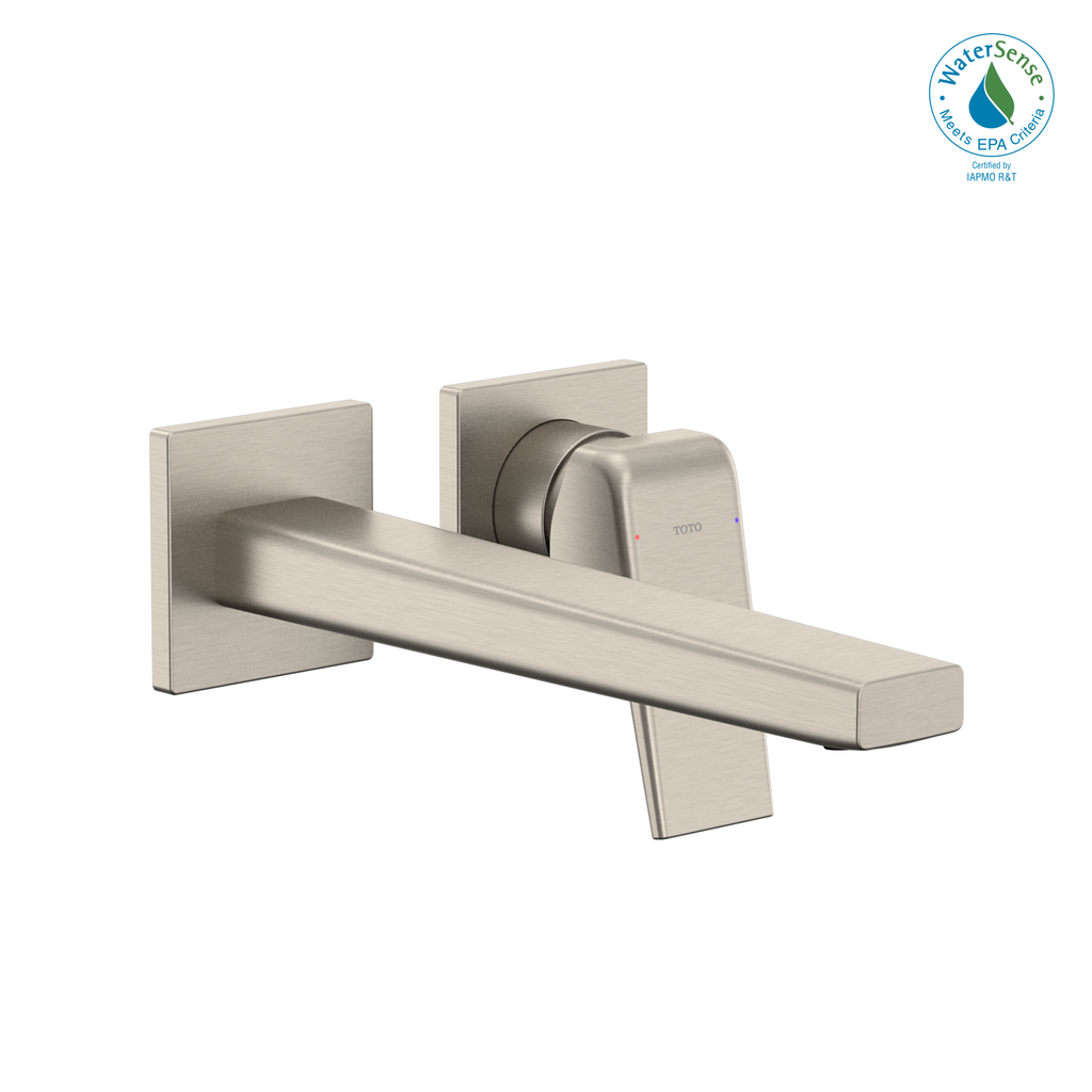 TOTO TLG10308U#BN Gb 1.2 Gpm Wall-Mount Single-Handle Long Bathroom Faucet With Comfort Glide Technology - Brushed Nickel