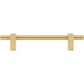 JEFFREY ALEXANDER 478-128BG Larkin 1 128 mm Center-to-Center Bar Pull - Brushed Gold