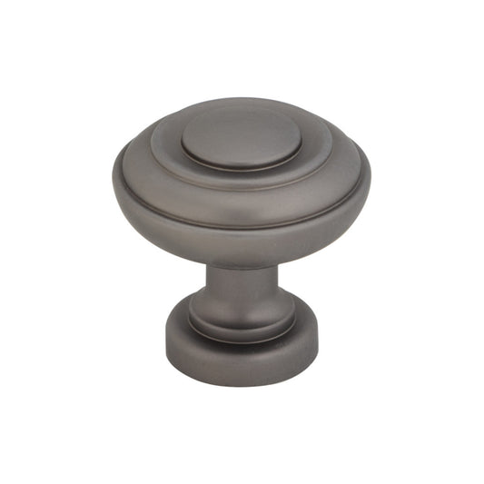 TOP KNOBS TK3070AG Ulster 1 1/4" Diameter Mushroom Knob - Ash Gray