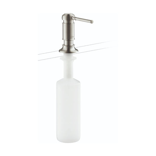 AXOR Montreux Soap Dispenser in Steel Optic