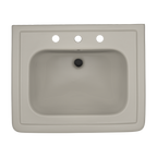 TOTO LPT530.8N#03 Promenade 27-1/2" X 22-1/4" Rectangular Pedestal Bathroom Sink For 8 Inch Center Faucets - Bone