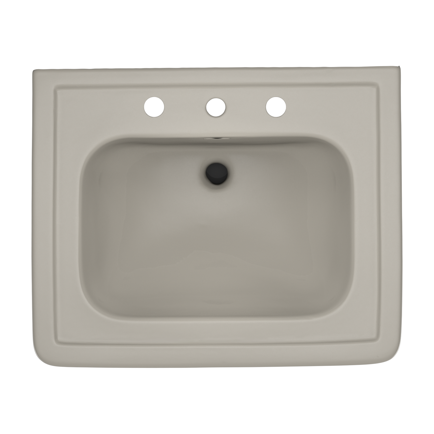 TOTO LPT530.8N#03 Promenade 27-1/2" X 22-1/4" Rectangular Pedestal Bathroom Sink For 8 Inch Center Faucets - Bone