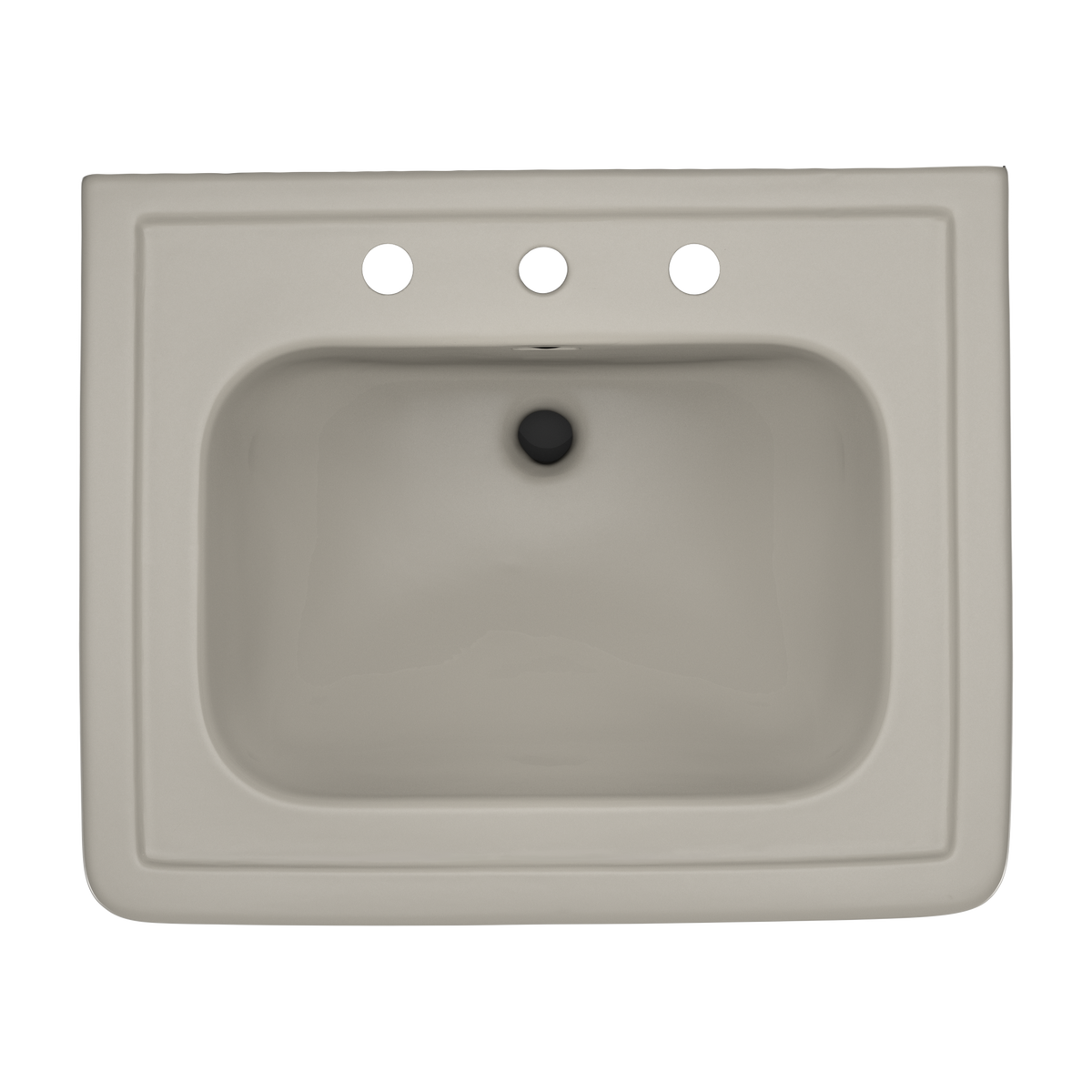 TOTO LPT530.8N#03 Promenade 27-1/2" X 22-1/4" Rectangular Pedestal Bathroom Sink For 8 Inch Center Faucets - Bone