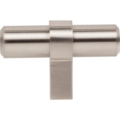 JEFFREY ALEXANDER 51SN Key Grande 2" Length Bar Knob - Satin Nickel