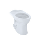 TOTO C454CUFG#01 Drake II Universal Height Elongated Toilet Bowl with CEFIONTECT , Cotton White