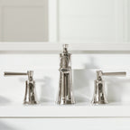 HANSGROHE 04774830 Joleena Widespread Faucet 100 with Pop-Up Drain, 1.2 GPM - Polished Nickel