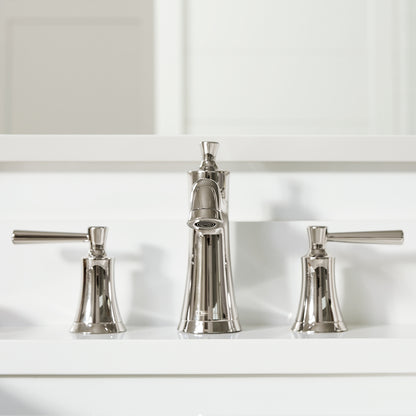 HANSGROHE 04774830 Joleena Widespread Faucet 100 with Pop-Up Drain, 1.2 GPM - Polished Nickel
