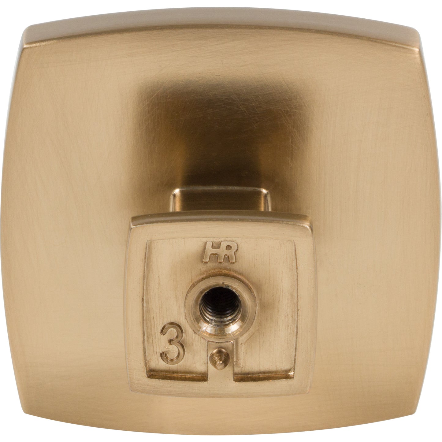 JEFFREY ALEXANDER 141L-SBZ Renzo 1-3/4" Diameter Square Knob - Satin Bronze