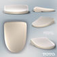 TOTO SW4736#12 S7A WASHLET Electronic Bidet Toilet Seat with EWATER+ Bowl and Wand Cleaning , Sedona Beige