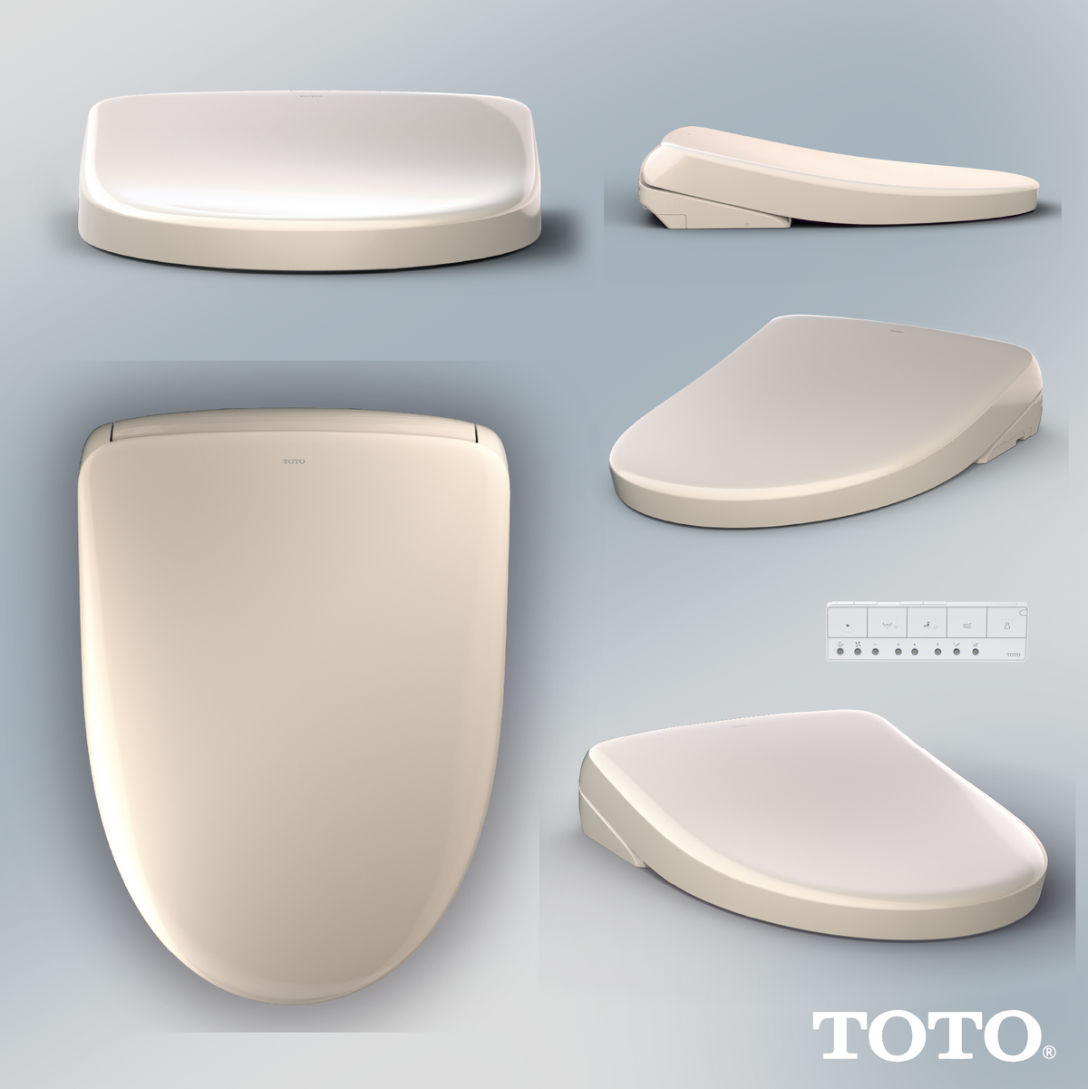 TOTO SW4726#12 Washlet S7 Electronic Bidet Toilet Seat With Ewater+ Bowl And Wand Cleaning - Sedona Beige