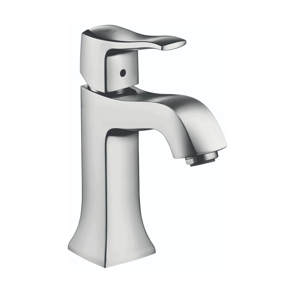 HANSGROHE 31075001 Metris C Single-Hole Faucet 100 with Pop-Up Drain, 1.2 GPM - Chrome