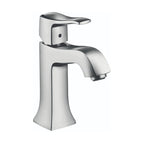 HANSGROHE 31075001 Metris C Single-Hole Faucet 100 with Pop-Up Drain, 1.2 GPM - Chrome