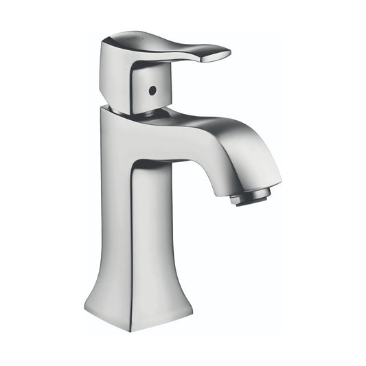 HANSGROHE 31075001 Metris C Single-Hole Faucet 100 with Pop-Up Drain, 1.2 GPM - Chrome