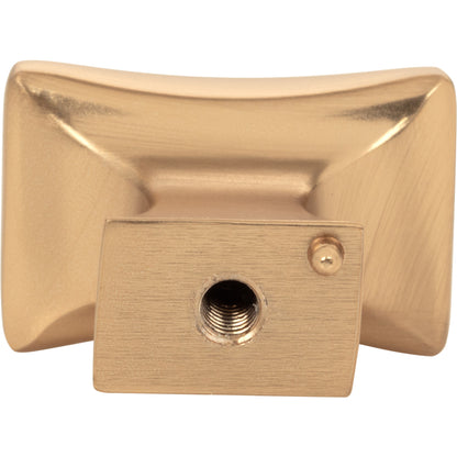 JEFFREY ALEXANDER 767SBZ Philip 1-1/4" Length Rectangle Knob - Satin Bronze