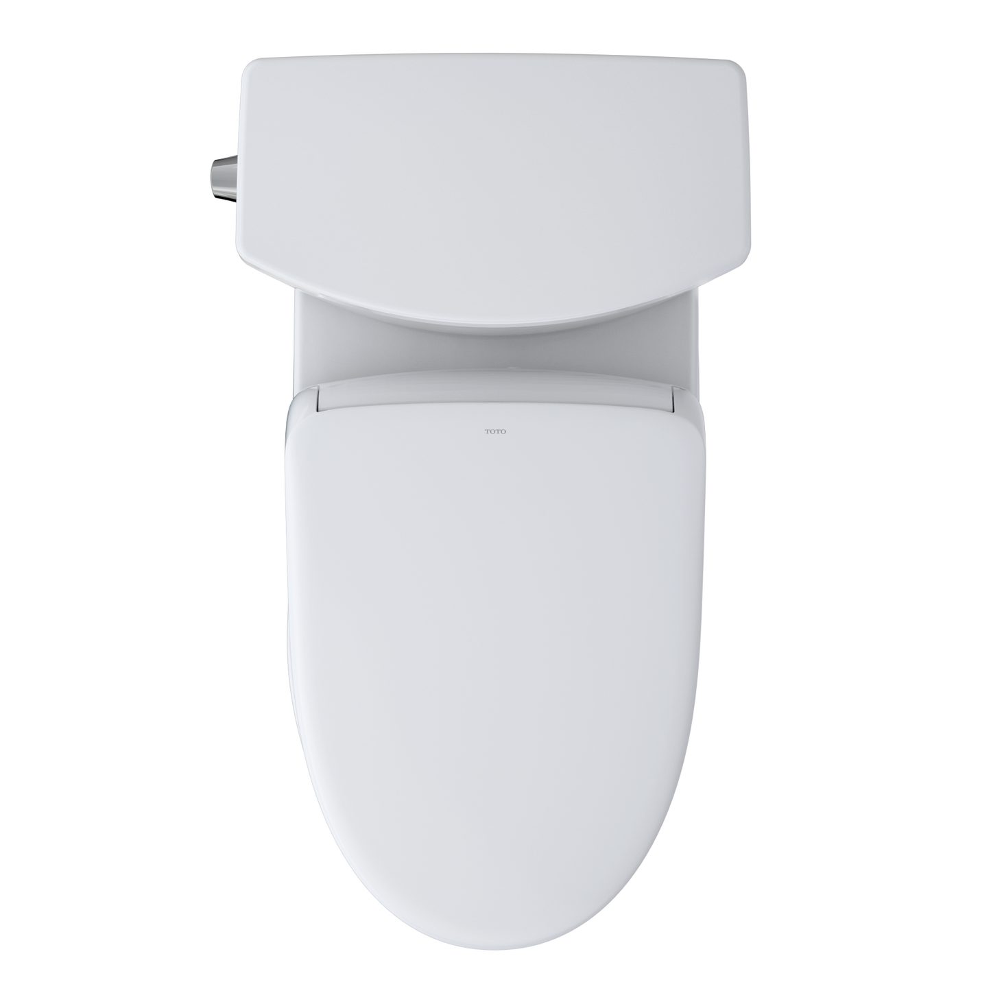 TOTO MW4744736CUFGA#01 WASHLET+ Vespin II 1G Two-Piece Elongated 1.0 GPF Toilet with Auto Flush WASHLET+ S7A Contemporary Bidet Seat , Cotton White