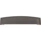 JEFFREY ALEXANDER 141-128BNBDL Renzo 128 mm Center-to-Center Cup/Bin Pull - Brushed Pewter