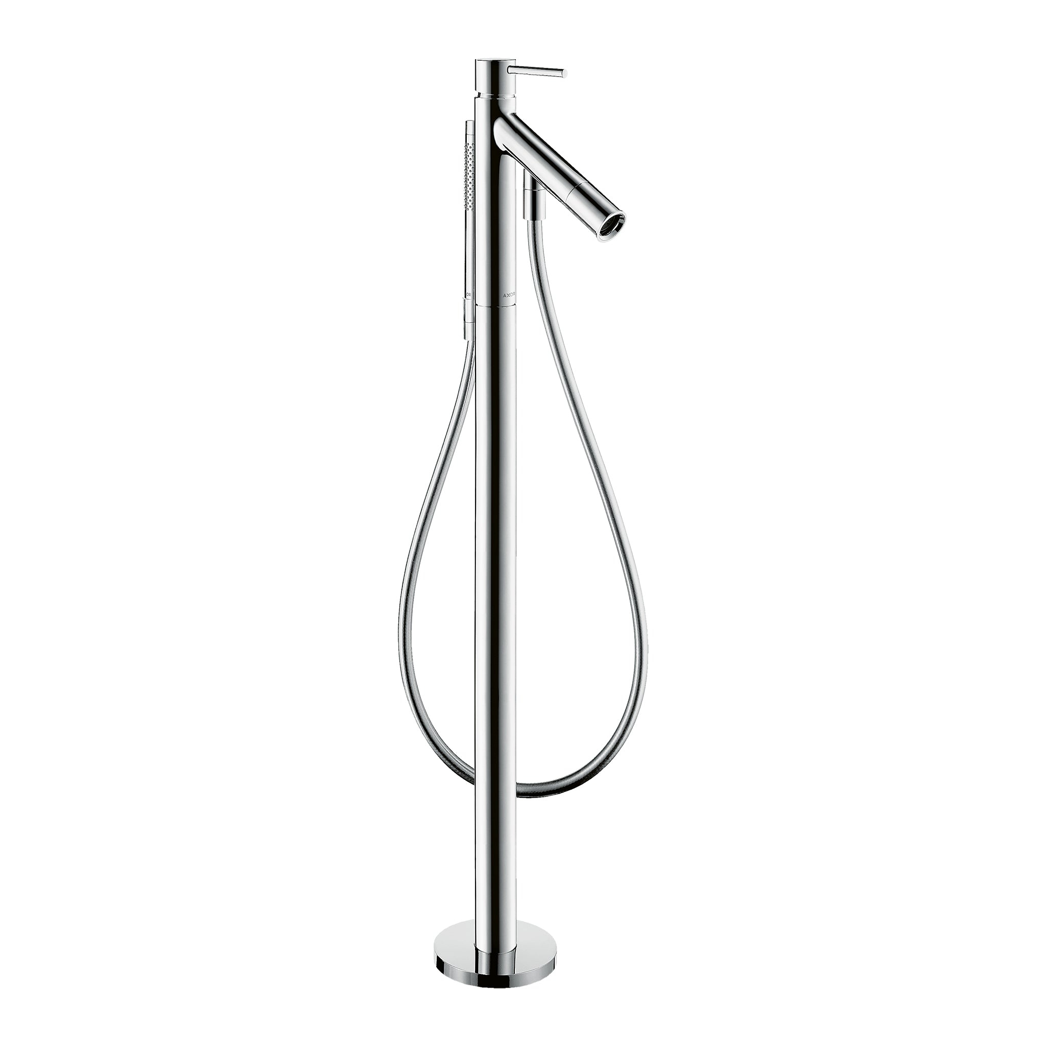AXOR 12456001 Starck Freestanding Tub Filler Trim with 1.75 GPM Handshower - Chrome