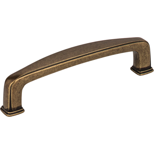 JEFFREY ALEXANDER 1092AEM Milan 1 96 mm Center-to-Center Bar Pull - Distressed Antique Brass