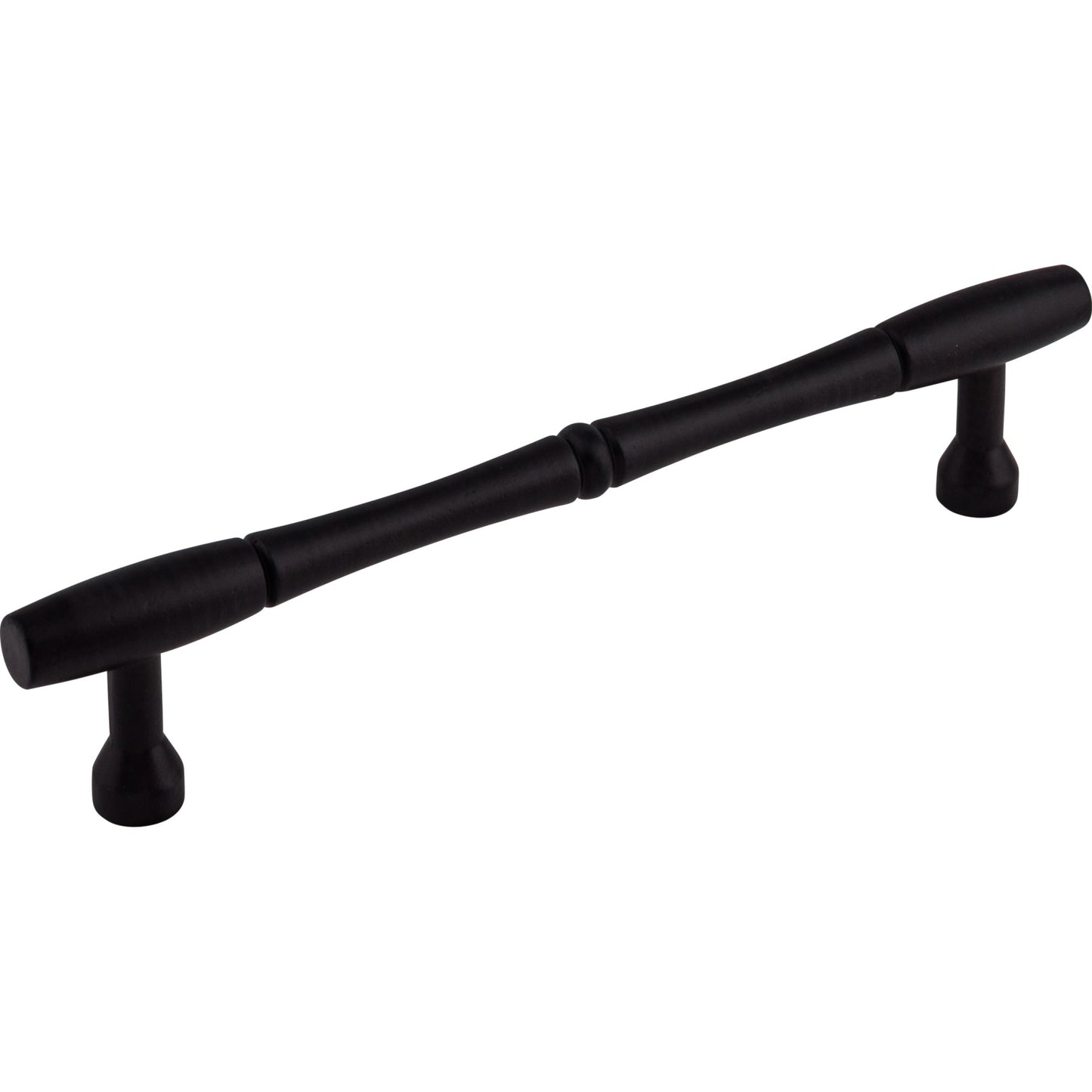 TOP KNOBS M795-7 Nouveau Bamboo 7" Center to Center Bar Pull - Patina Black