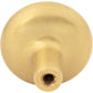 JEFFREY ALEXANDER 329BG Loxley 1-1/4" Diameter Mushroom Knob - Brushed Gold