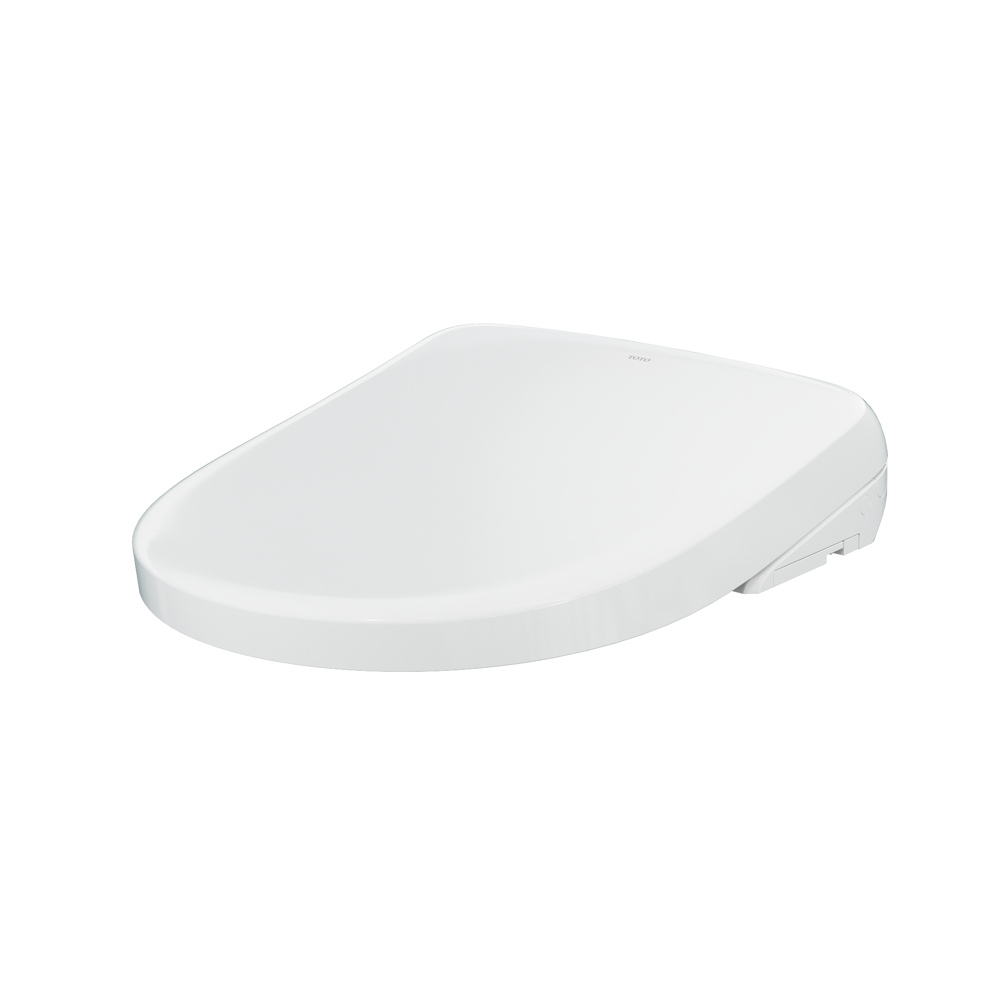 TOTO SW4725#01 Washlet S7 Electronic Bidet Toilet Seat With Ewater+ Bowl And Wand Cleaning And Contemporary Lid - Cotton White