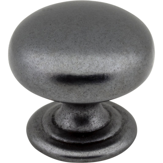 ELEMENTS 2980DACM Florence 1-1/4" Diameter Mushroom Knob - Gun Metal