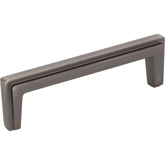 JEFFREY ALEXANDER 259-96BNBDL Lexa 96 mm Center-to-Center Bar Pull , Brushed Pewter