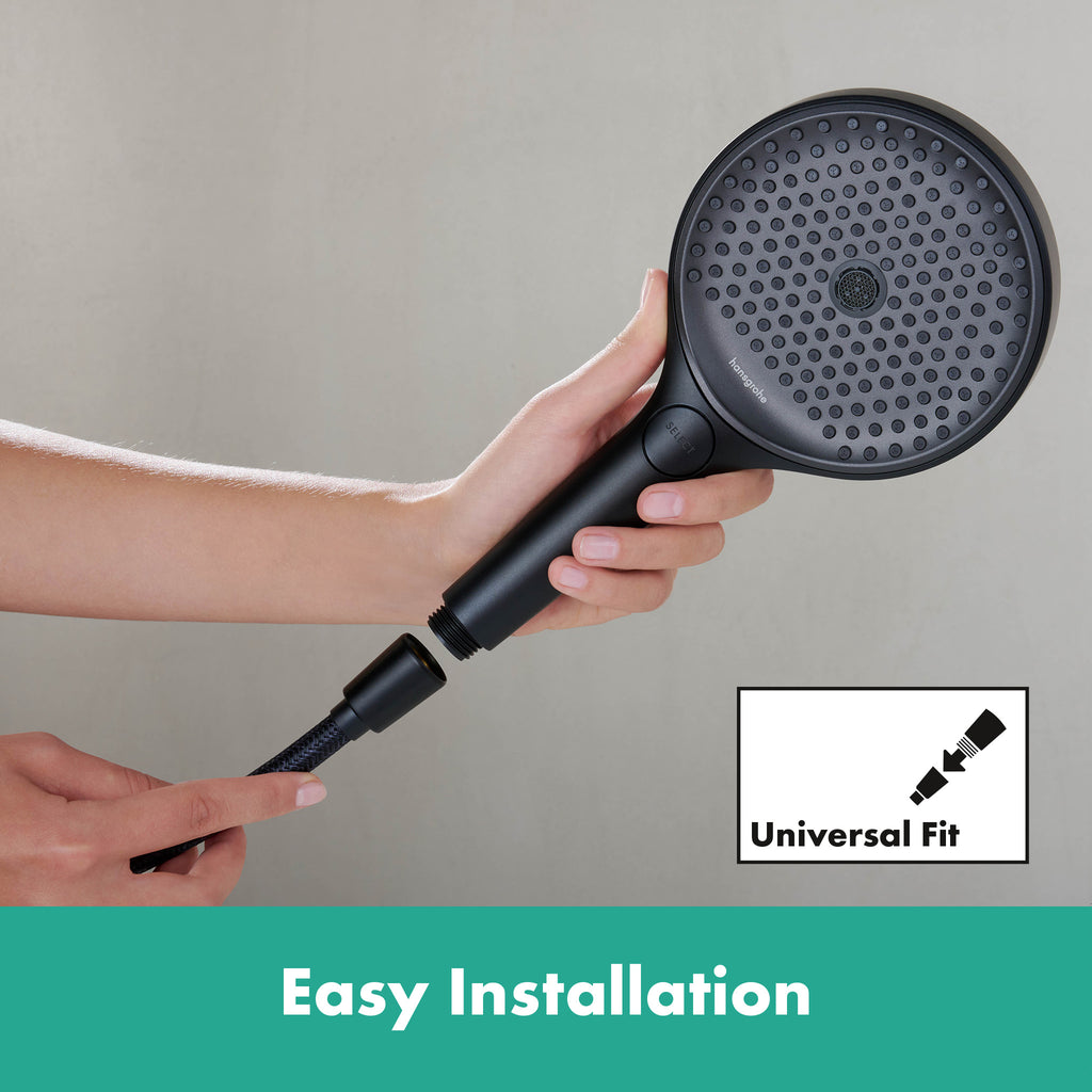 HANSGROHE 28260670 DesignFlex Textile Handshower Hose, 63" - Matte Black