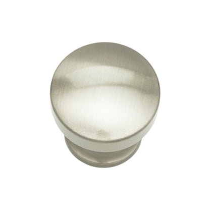 ATLAS 325-BRN Browning 1 1/4" Diameter Round Knob - Brushed Nickel