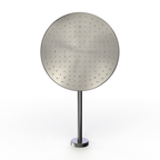 TOTO TBW07003U1#BN G Series 2.5 Gpm Single Spray 12 Inch Round Showerhead With Comfort Wave - Brushed Nickel