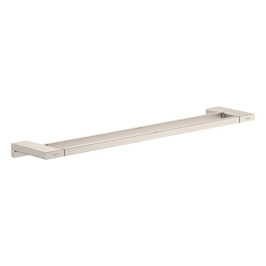 HANSGROHE 41743820 AddStoris Double Towel Bar - Brushed Nickel
