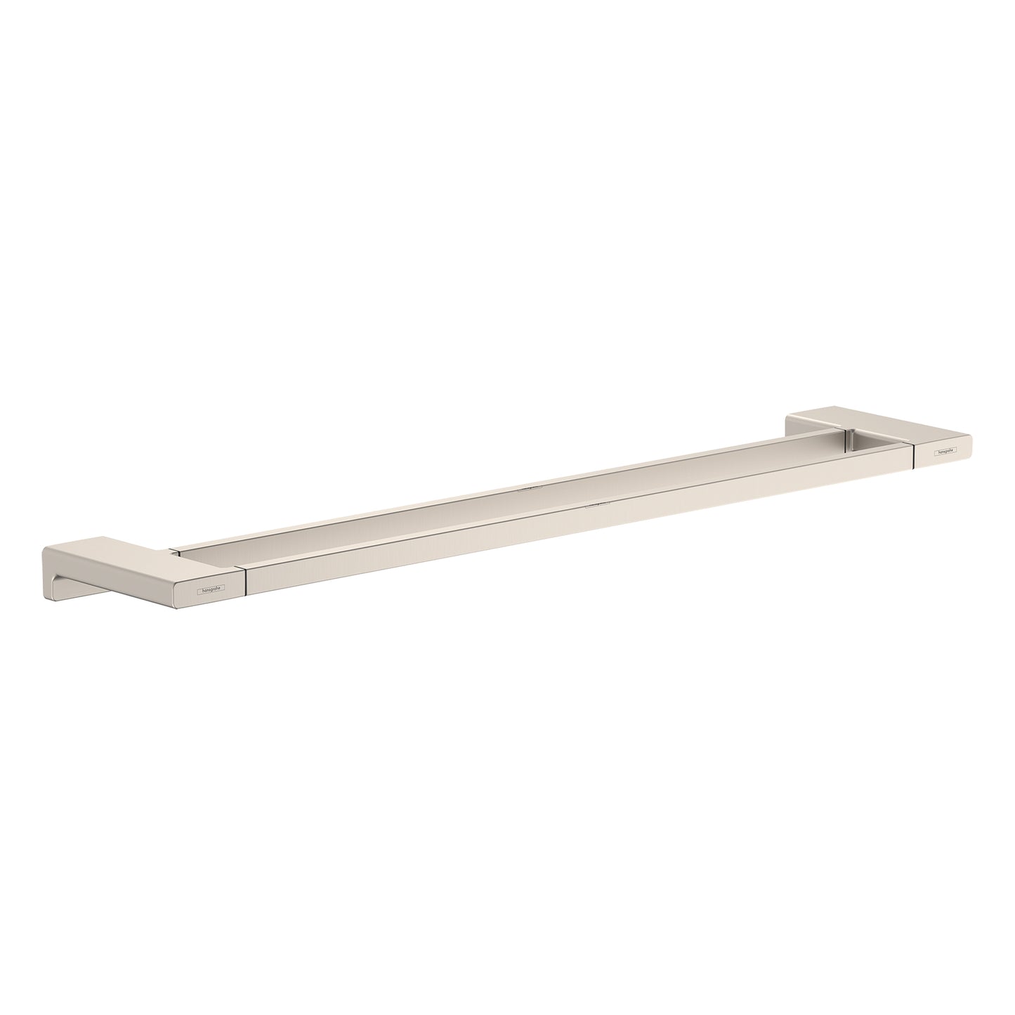 HANSGROHE 41743820 AddStoris Double Towel Bar - Brushed Nickel