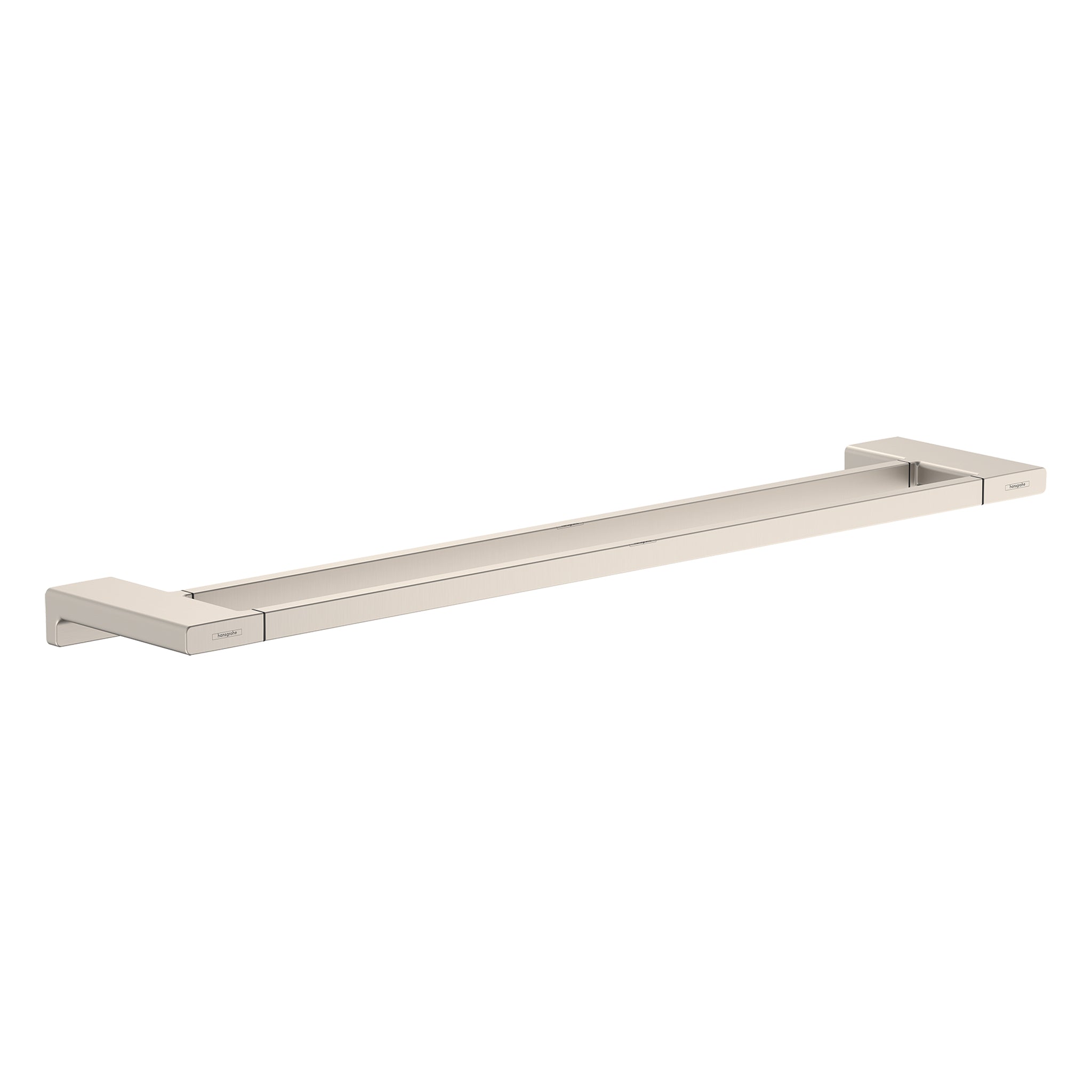HANSGROHE 41743820 AddStoris Double Towel Bar - Brushed Nickel