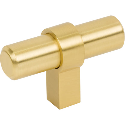 JEFFREY ALEXANDER 51BG Key Grande 2" Length Bar Knob - Brushed Gold