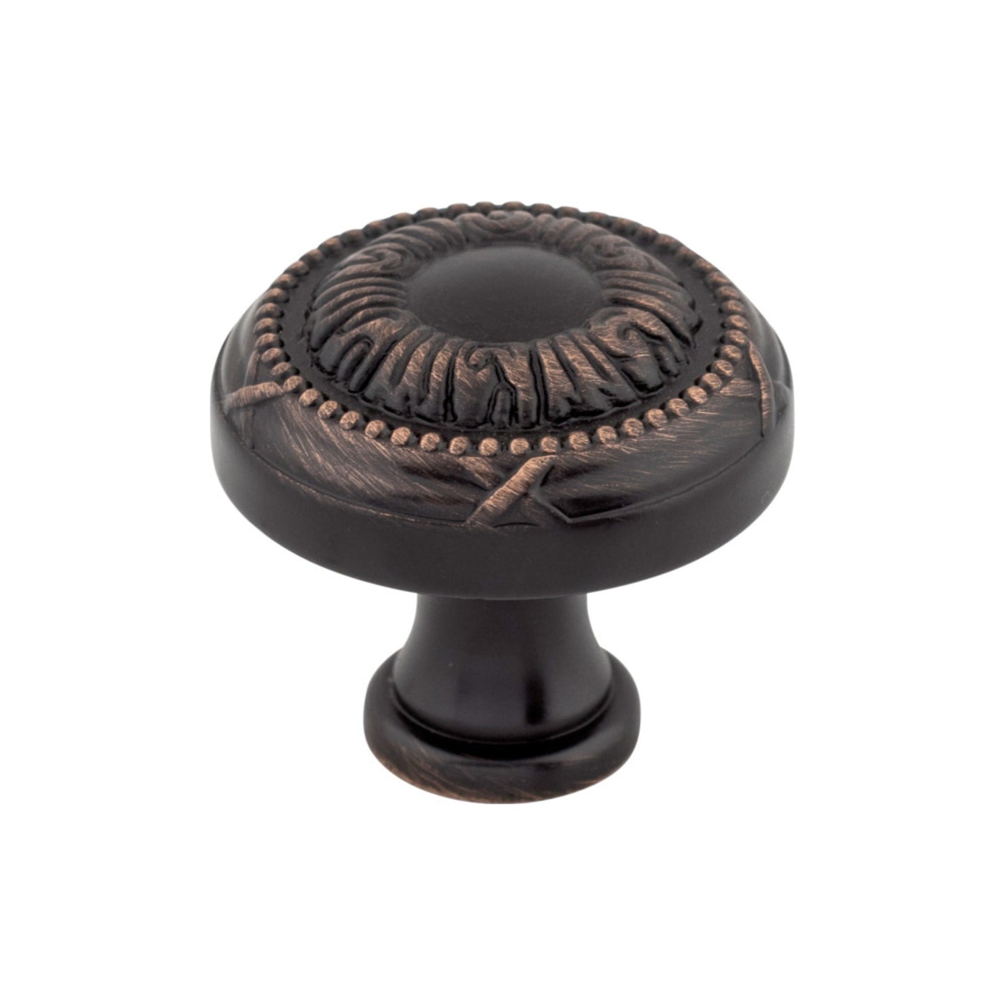 TOP KNOBS M1644 Ribbon 1 1/4" Diameter Round Knob - Tuscan Bronze