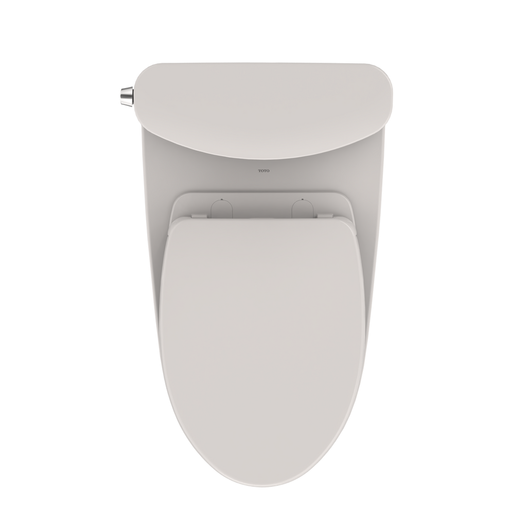TOTO MS442124CEFG#11 Nexus Two-Piece Elongated 1.28 Gpf Universal Height Toilet With Cefiontect And Ss124 Softclose Seat - Colonial White