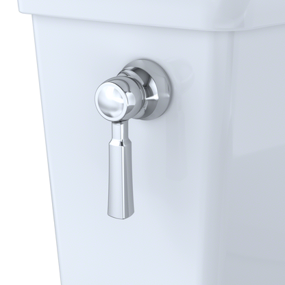 TOTO MW9744734CEFG#01 Washlet+ Eco Guinevere Elongated 1.28 Gpf Universal Height Toilet And S7A Classic Bidet Seat With Auto Open/Close - Cotton White