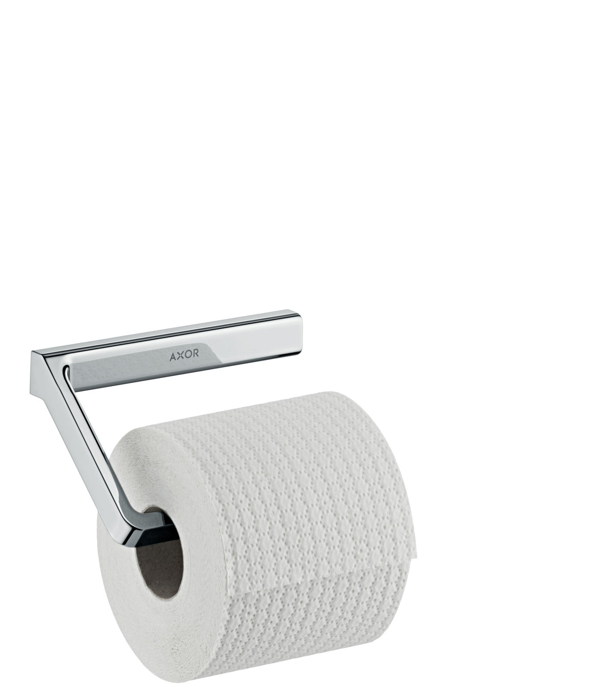 AXOR 42846820 Universal SoftSquare Toilet Paper Holder without Cover - Brushed Nickel