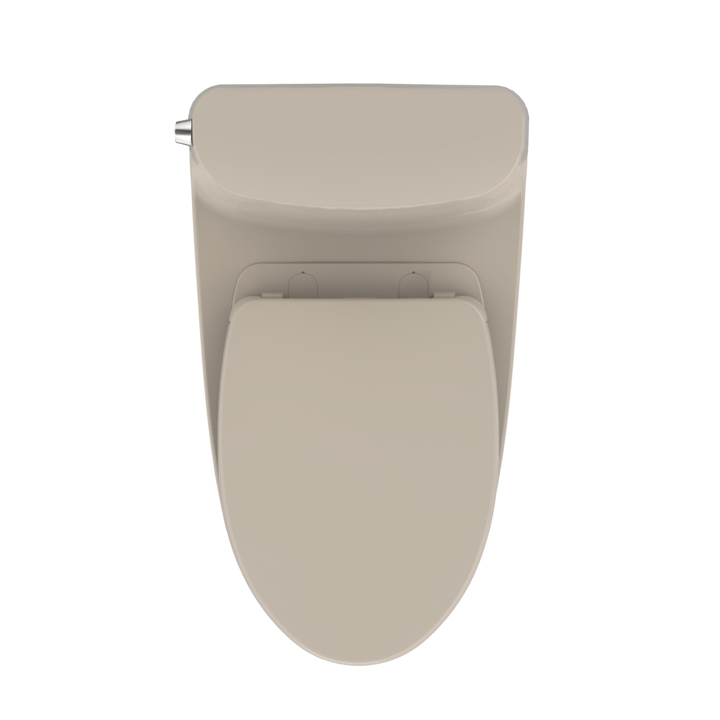 TOTO MS642124CEFG#03 Nexus One-Piece Elongated 1.28 GPF Universal Height Toilet with CEFIONTECT and SS124 SoftClose Seat , Bone