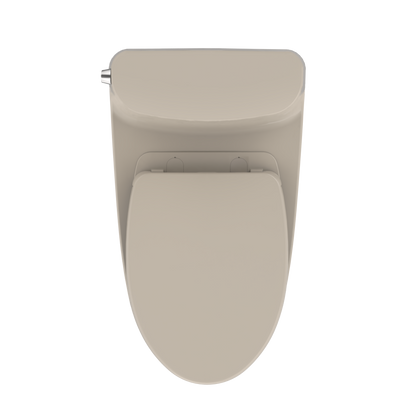 TOTO MS642124CUFG#03 Nexus 1G One-Piece Elongated 1.0 Gpf Universal Height Toilet With Cefiontect And Ss124 Softclose Seat - Bone