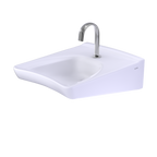 TOTO LT308#01 Commercial Wall-Mount Bathroom Sink For Single Hole Faucets -
