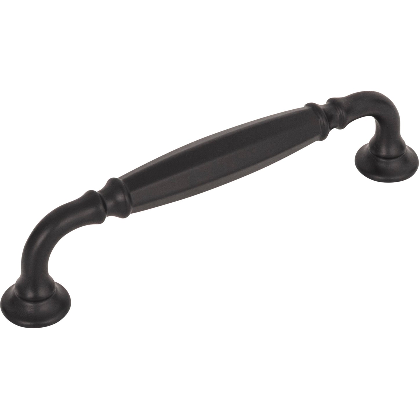 TOP KNOBS TK1052BLK Barrow 5 1/16" Center to Center Bar Pull - Flat Black