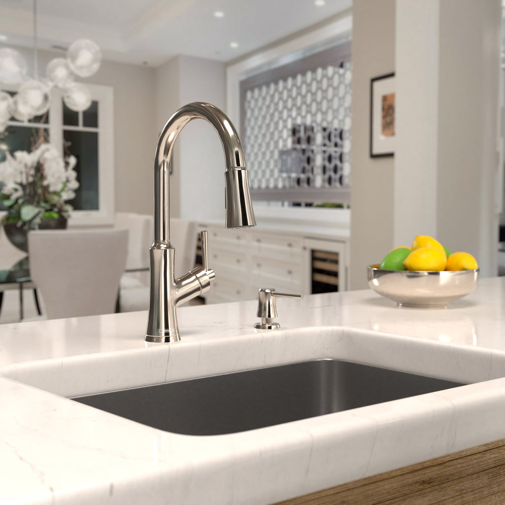 HANSGROHE 04793830 Joleena HighArc Kitchen Faucet, 2-Spray Pull-Down, 1.75 GPM - Polished Nickel