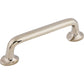 TOP KNOBS M1989 Aspen II Rounded 4" Center to Center Bar Pull - Polished Nickel