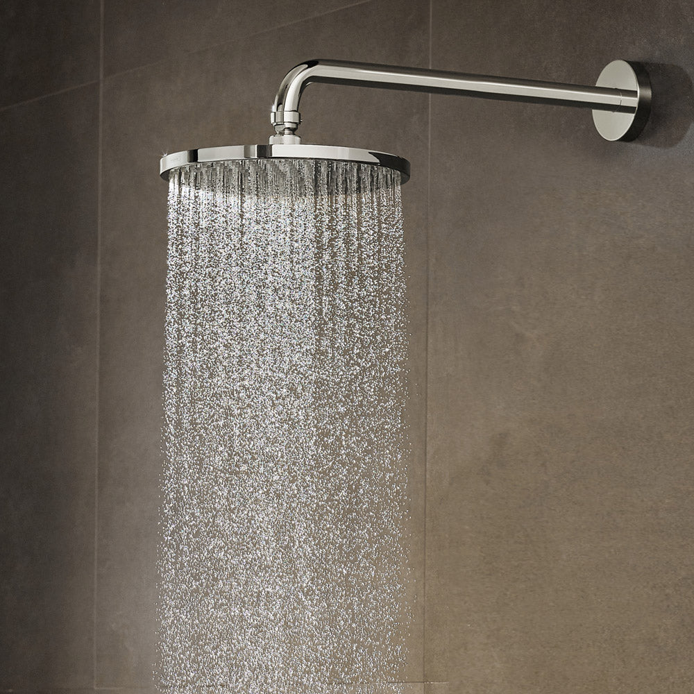 HANSGROHE 04915820 Raindance S Thermostatic Showerhead/Wallbar Set with Rough, 2.5 GPM - Brushed Nickel