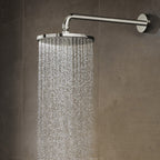 HANSGROHE 04915820 Raindance S Thermostatic Showerhead/Wallbar Set with Rough, 2.5 GPM - Brushed Nickel