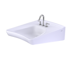 TOTO LT308.4#01 Commercial Wall-Mount Bathroom Sink For 4 Inch Center Faucets -